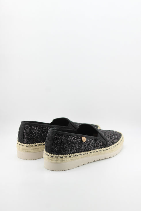 Verbenas Glitter Espadrille Slip-On Shoes